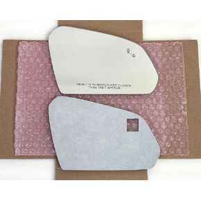 Blind Spot Mirror Glass with Full Size Adhesive for 2015-2019 Hyundai Sonata Passenger Side View Right RH