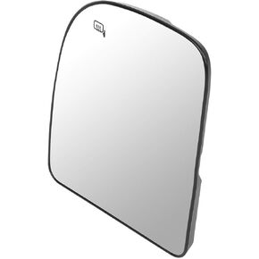 DNA Motoring OEM-MG-0167 4C3Z17K707FA OE Style Left Side Heated Upper Towing Mirror Glass Compatible with 00-05 Excursion / 99-07 F250 F350 F450 F550 Super Duty