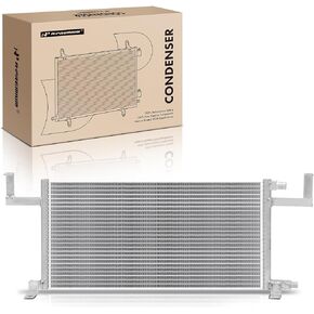 A-Premium Air Conditioning A/C Condenser Compatible with Jeep Cherokee 1987-1996, Comanche 1987-1992, Wagoneer 1987-1990, 4.0L, Replace # 56002957, 56002957AB