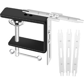 Zipper Jig Tool, Quick Metal Zipper Jig Sliders for Sewing, Stainess Steel Sewing Zipper Installation Tool for Pants, Dress