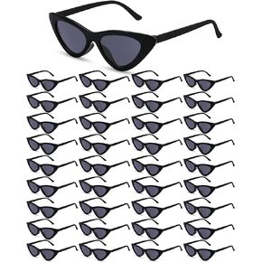 50 Pairs Retro Cat Eye Sunglasses Bulk for Women Wedding Party Favors Plastic Vintage Sunglasses Trendy Goggles