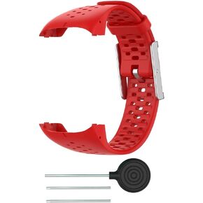 Silicone replacement wristband compatible with Polar M400 / M430, adjustable replacement band Soft wristband with tool