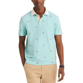 Nautica Men's Classic Fit Printed Polo