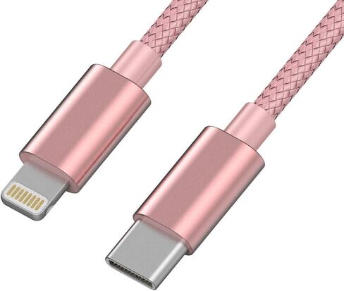 كابل USB C إلى Lightning معتمد من Apple MFi مصنوع لهاتف iPhone X/XS/XR/XS Max / 8/8 Plus، يدعم توصيل الطاقة (للاستخدام مع شواحن النوع C) 4FT (أسود) in Saudi Arabia