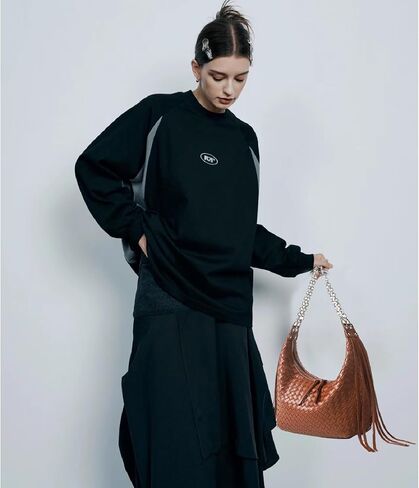 JINMANXUE Fringe Hobo Bag for Women, Retro Handmade Woven Tote Bag, Travel Shoulder Bag Handbag, Fashion Work Day Bags in Saudi Arabia