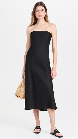 فستان Enza Costa للسيدات من الكتان in Kuwait