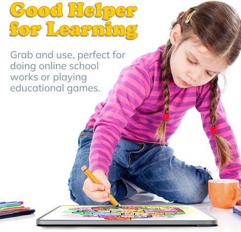 TiMOVO Kids Stylus Pen for Kindle Tablet, 2 Pack Stylus Pen for Kids Touchscreen Kindle Fire/iPad/iPhone Drawing Tablet Pen Children Crayon Stylus Pencil in Saudi Arabia
