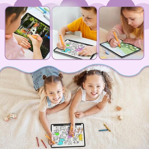 TiMOVO Kids Stylus Pen for Kindle Tablet, 2 Pack Stylus Pen for Kids Touchscreen Kindle Fire/iPad/iPhone Drawing Tablet Pen Children Crayon Stylus Pencil in Saudi Arabia