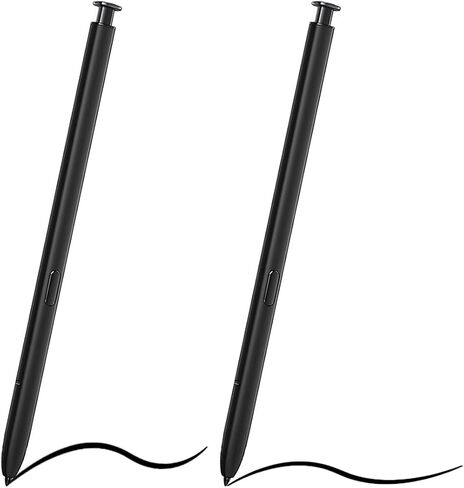 2 Pcs Galaxy S23 Ultra S Pen Replacement for Samsung Galaxy S23 Ultra WithoutBluetooth,Galaxy S23 Ultra Pen for Samsung Galaxy S23 Ultra(Black) in Saudi Arabia