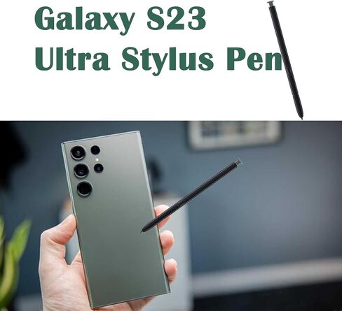 2 Pcs Galaxy S23 Ultra S Pen Replacement for Samsung Galaxy S23 Ultra WithoutBluetooth,Galaxy S23 Ultra Pen for Samsung Galaxy S23 Ultra(Black) in Saudi Arabia