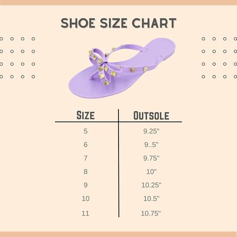 LAVRA Women’s Studded Sandals Bow T-Strap PVC Flip Flop Jelly Shoes in Saudi Arabia
