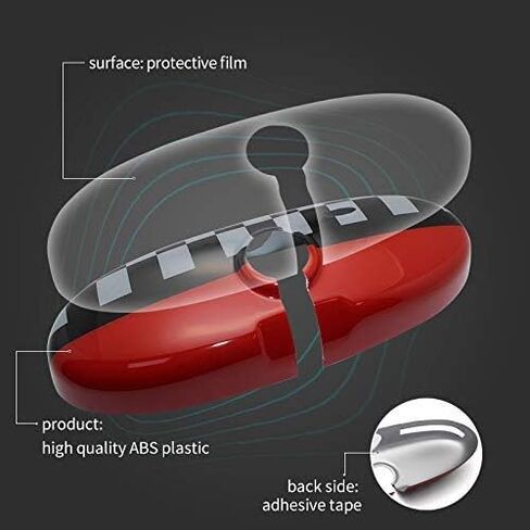 Interior Rear View Mirror Cover Stick, for Mini Cooper 2000-2013 (JCW, 2004-2013) in Saudi Arabia
