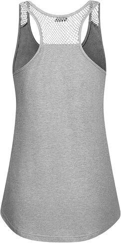 قمصان علوية لليوجا النسائية ملابس رياضية للتمارين الرياضية مفتوحة الظهر للياقة البدنية بدون أكمام in Kuwait