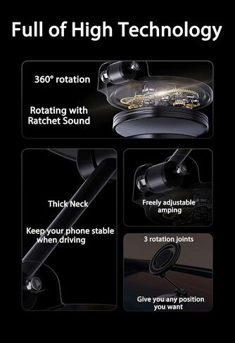 Magnetic Car Phone Holder, Ultra Stable Car Mount, 360° Rotatable Magnetic Mount, Compatible with Car Holder, Cell Phone Holder in Saudi Arabia