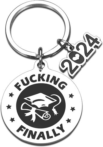 Funny Graduation Gifts for Men Women 2024 Graduation Keychain Gifts for Him Her End of Year Student Gifts from Teacher College Graduation Gifts for Friends Class of 2024 Graduation Gifts for Her Him in Saudi Arabia
