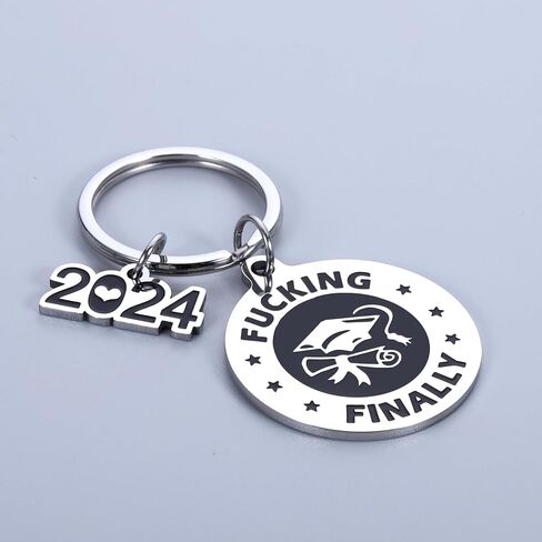 Funny Graduation Gifts for Men Women 2024 Graduation Keychain Gifts for Him Her End of Year Student Gifts from Teacher College Graduation Gifts for Friends Class of 2024 Graduation Gifts for Her Him in Saudi Arabia