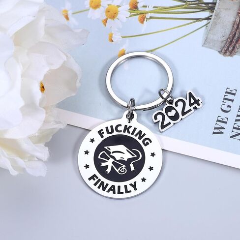 Funny Graduation Gifts for Men Women 2024 Graduation Keychain Gifts for Him Her End of Year Student Gifts from Teacher College Graduation Gifts for Friends Class of 2024 Graduation Gifts for Her Him in Saudi Arabia