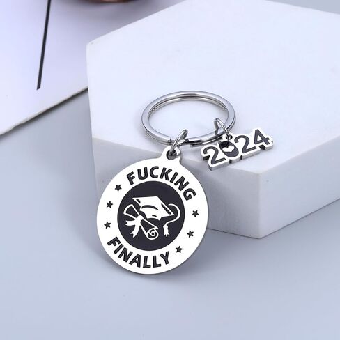 Funny Graduation Gifts for Men Women 2024 Graduation Keychain Gifts for Him Her End of Year Student Gifts from Teacher College Graduation Gifts for Friends Class of 2024 Graduation Gifts for Her Him in Saudi Arabia