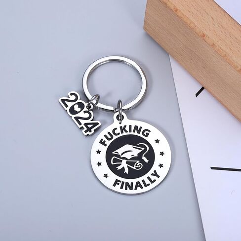 Funny Graduation Gifts for Men Women 2024 Graduation Keychain Gifts for Him Her End of Year Student Gifts from Teacher College Graduation Gifts for Friends Class of 2024 Graduation Gifts for Her Him in Saudi Arabia