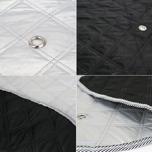 مجموعة ظلال الشمس للزجاج الأمامي متوافقة مع 2012-2021 Transit Connect، مظلة جانبية معزولة للمقعد الأمامي لجميع المواسم، عاكس للأشعة فوق البنفسجية لحماية الخصوصية in Kuwait