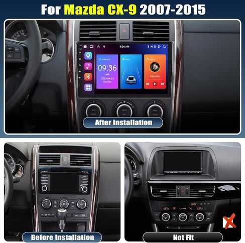 [4+64G] 8-Core Android 15 Car Radio Stereo for Mazda CX-9 2007-2015 in Saudi Arabia