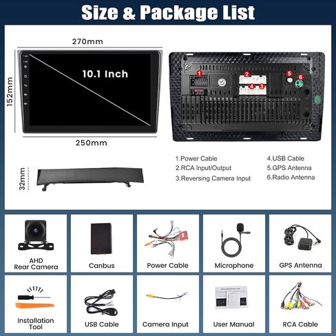 [4+64G] 8-Core Android 15 Car Radio Stereo for Mazda CX-9 2007-2015 in Saudi Arabia