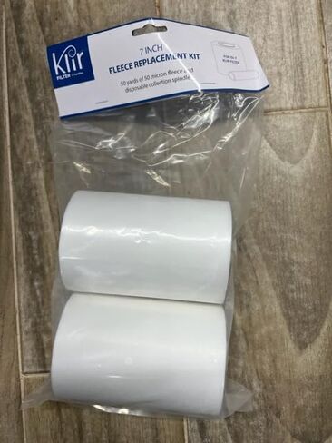 Klir 7" Fleece Filter Replacement Roll for Klir 7" Drop in Automatic Fleece Filter 7 inch (4 Replacement Fleece) in Saudi Arabia