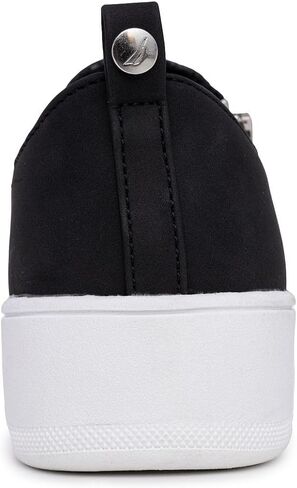 Nautica Women's Zipper Slip-On Oxford Sneakers, Low-Top Fashion Sneakers for Casual Walking in Saudi Arabia