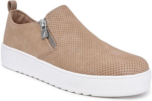 Nautica Women's Zipper Slip-On Oxford Sneakers, Low-Top Fashion Sneakers for Casual Walking in Saudi Arabia