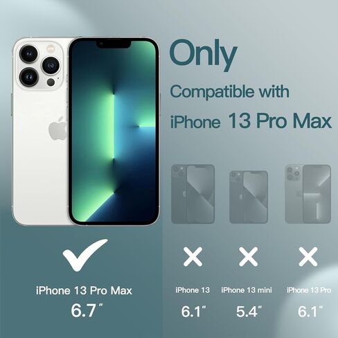 JETech Silicone Case for iPhone 13 Pro Max 6.7-Inch, Silky-Soft Touch Full-Body Protective Phone Case, Shockproof Cover with Microfiber Lining (Black) in Saudi Arabia