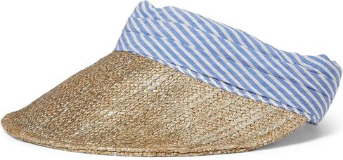 للنساء من Lilly Pulitzer من أجل Shore Visor، شريط أكسفورد LTWT باللون الأزرق الساحلي in Saudi Arabia