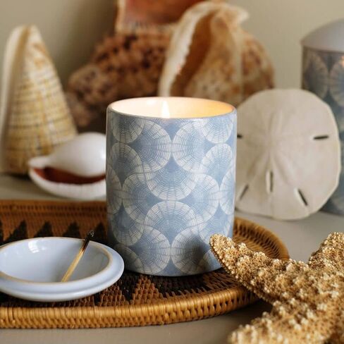 L'or de Seraphine Float Scented Candle - Essential Oil Candle for Home, Notes of Teakwood and Sandalwood, Sustainable Palm Wax, Clean, Long Lasting, Paraben-Free, 6.4oz in Saudi Arabia