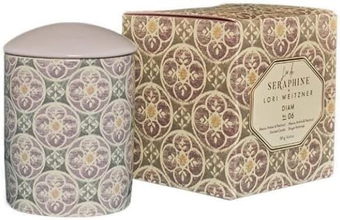 L'or de Seraphine Float Scented Candle - Essential Oil Candle for Home, Notes of Teakwood and Sandalwood, Sustainable Palm Wax, Clean, Long Lasting, Paraben-Free, 6.4oz in Saudi Arabia