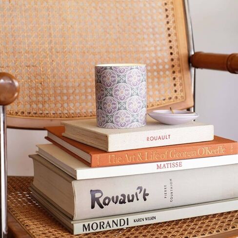 L'or de Seraphine Float Scented Candle - Essential Oil Candle for Home, Notes of Teakwood and Sandalwood, Sustainable Palm Wax, Clean, Long Lasting, Paraben-Free, 6.4oz in Saudi Arabia
