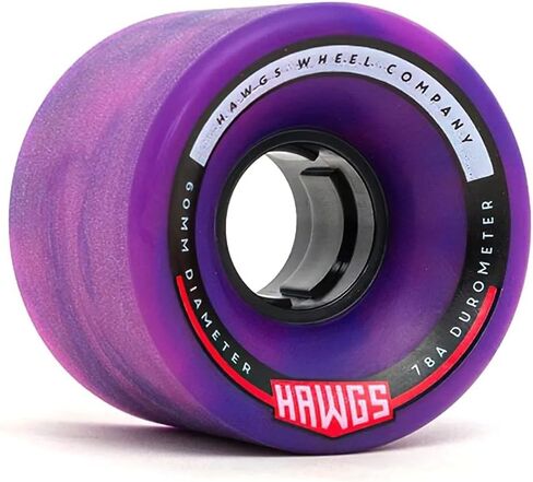 Landyachtz Longboards Chubby and Fatty Hawgs Crusier Skateboard Wheels, 60mm/63mm 78a in Saudi Arabia