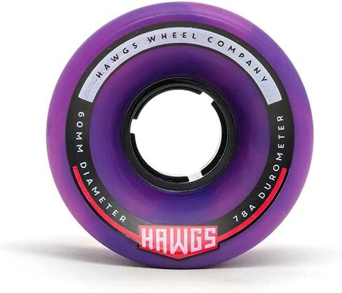 Landyachtz Longboards Chubby and Fatty Hawgs Crusier Skateboard Wheels, 60mm/63mm 78a in Saudi Arabia