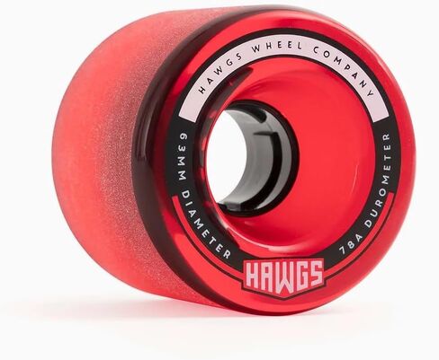 Landyachtz Longboards Chubby and Fatty Hawgs Crusier Skateboard Wheels, 60mm/63mm 78a in Saudi Arabia