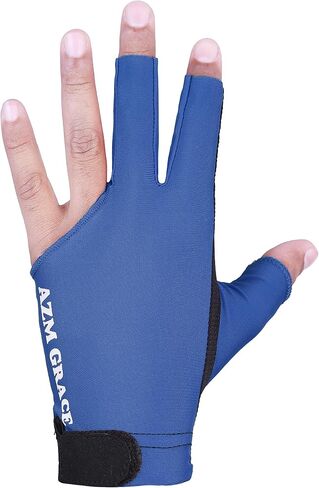 AZM 3 Fingers Pool Gloves Billiards Right Hand Shooters Snooker Cue Sport Glove Show Gloves for Women Men Billiard Shooters Carom Sports Accessories in Saudi Arabia