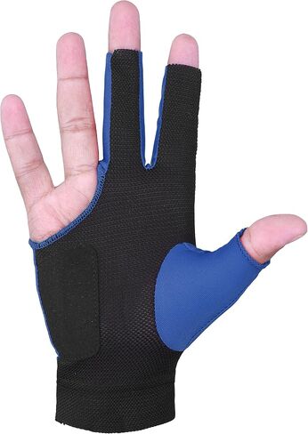 AZM 3 Fingers Pool Gloves Billiards Right Hand Shooters Snooker Cue Sport Glove Show Gloves for Women Men Billiard Shooters Carom Sports Accessories in Saudi Arabia