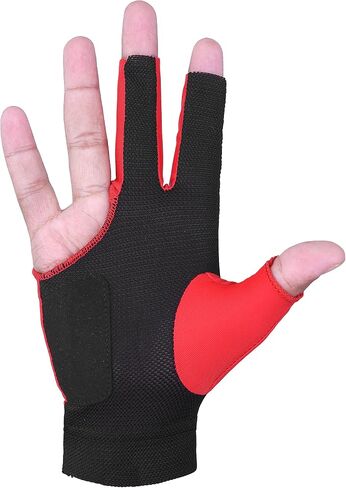 AZM 3 Fingers Pool Gloves Billiards Right Hand Shooters Snooker Cue Sport Glove Show Gloves for Women Men Billiard Shooters Carom Sports Accessories in Saudi Arabia