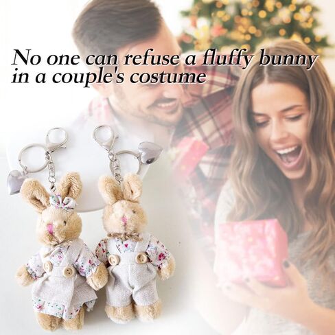Plush Easter Bunny Keychain for Women Photo box Backpack Birthday Gift Baby Show Wedding Party Favors in Kuwait