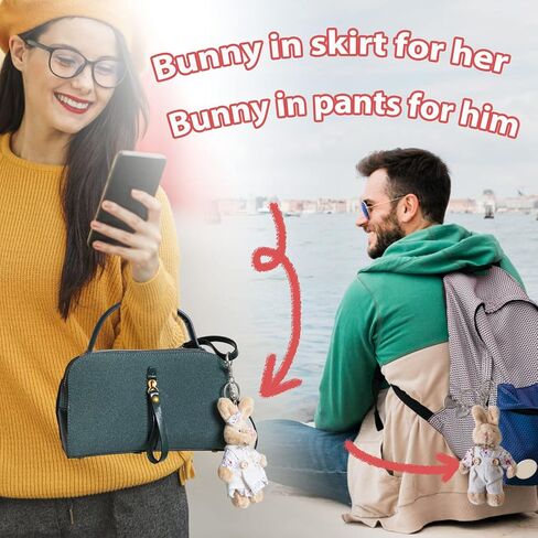 Plush Easter Bunny Keychain for Women Photo box Backpack Birthday Gift Baby Show Wedding Party Favors in Kuwait