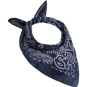 Atzi Hats Mens Bandana Cotton Bandanas for Men Pack of 3 22" Head Bandana Men Women Multi-Purpose