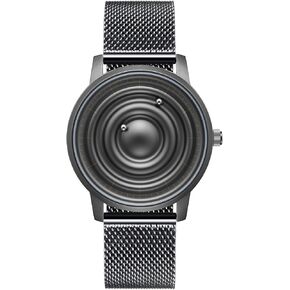 EUTOUR Stainless Steel Magnetic Watch Corona Style Quartz Watch Business Casual Fashion Watch Stainless Steel Strap Watch