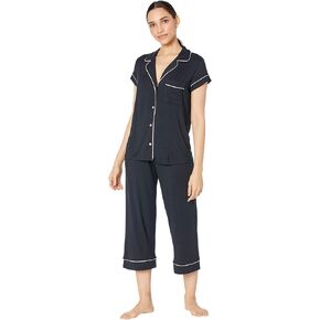 Eberjey Gisele Short Sleeve and Cropped Pant PJ Set in Kuwait