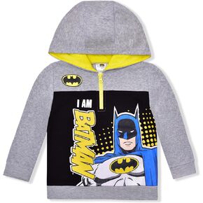 هودي باتمان بوي بنصف سحاب للأطفال الصغار والصغار – رمادي/أسود in Kuwait