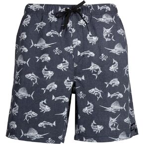 Salt Life Men's Fish N Bones Boardshorts