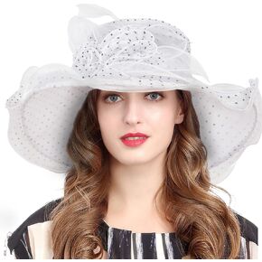 Ladies's Kentucky Church Derby Wedding Luxury Dress Hat
