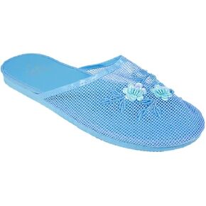 شبشب نسائي شبكي مزين بالترتر متوفر بـ 15 لون in Kuwait