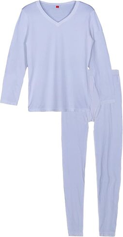 طقم بيجامة رجالي ملابس داخلية قطنية حرارية بأكمام طويلة تصفيات (XS - XL) in Kuwait